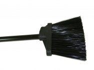 Lobby Broom – 5″ Trim Black – Head And 30″ Black Handle - CleanCo