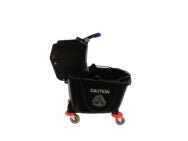 Mop Bucket & Wringer 35 Liter – Black - CleanCo