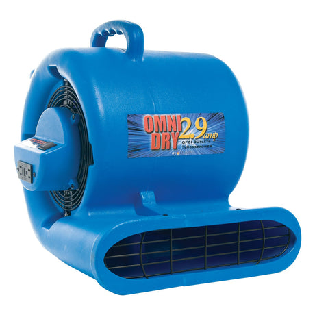 Omni Dry, Air Mover, 2.9 Amp, Blue - CleanCo