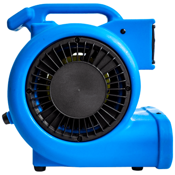 Omni Dry, Mini Air Mover, with Daisy Chain, 1.8 AMP, 1/5 HP, 3 - Speed, Blue - CleanCo