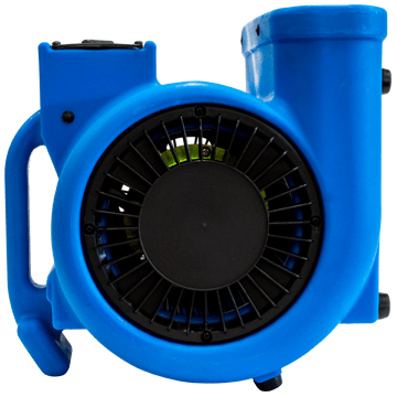 Omni Dry, Mini Air Mover, with Daisy Chain, 1.8 AMP, 1/5 HP, 3 - Speed, Blue - CleanCo