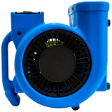 Omni Dry, Mini Air Mover, with Daisy Chain, 1.8 AMP, 1/5 HP, 3 - Speed, Blue - CleanCo
