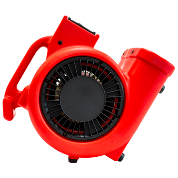 Omni Dry Mini Air Mover With Daisy Chain 1.8 Amp Red - CleanCo