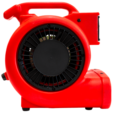 Omni Dry Mini Air Mover With Daisy Chain 1.8 Amp Red - CleanCo