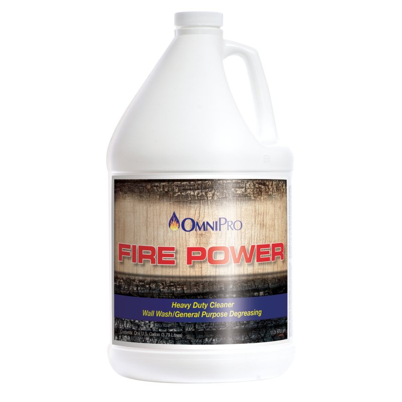 OmniPro Degreaser Fire Power Soot Remover Gallon - CleanCo