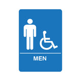 Palmer Fixture IS1002 Men’s Accessible ADA Restroom Sign - CleanCo