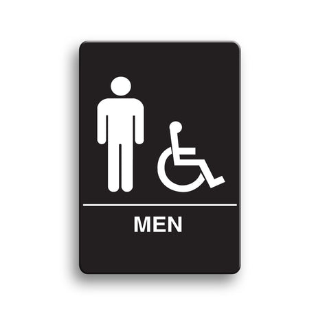 Palmer Fixture IS1002 Men’s Accessible ADA Restroom Sign - CleanCo