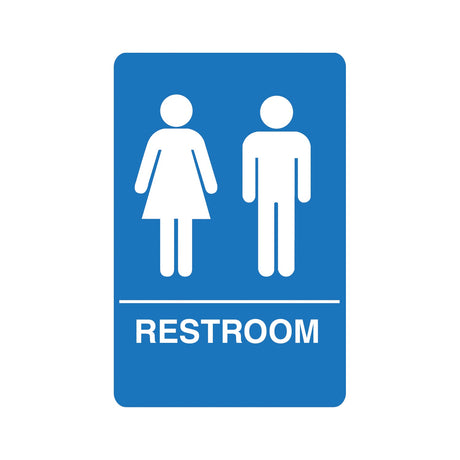 Palmer Fixture IS1005 Unisex ADA Restroom Sign - CleanCo