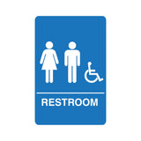 Palmer Fixture IS1006 Unisex Accessible ADA Restroom Sign - CleanCo