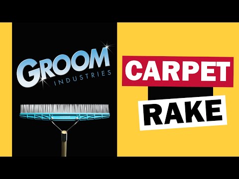 Grandi Groom Carpet Rake With Handle 18"