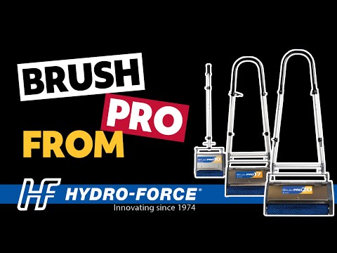 Hydro-Force Counter Rotating Brush Machine Brush Pro 10"