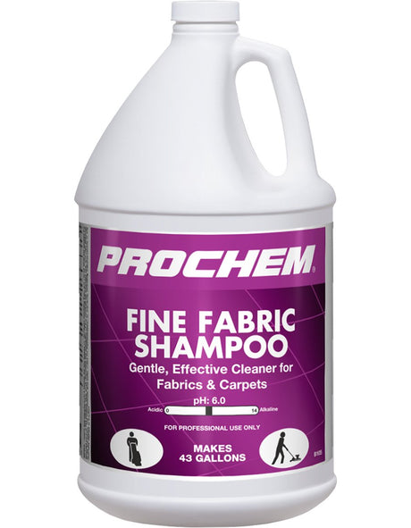 Prochem, Upholstery Cleaning, Fine Fabric Shampoo, 1 Gallon - CleanCo