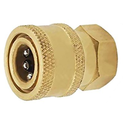 ProTool 1/4 Free Flow Female Quick Connect Brass FPT - CleanCo