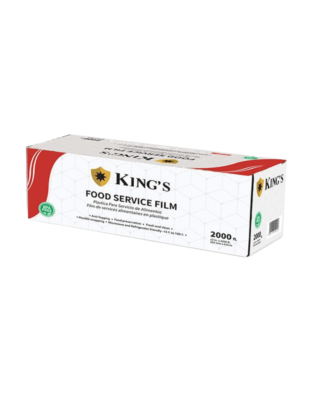 PVC Food Wrap, 24" x 2000ft, 35 Gauge - FW-242000-35 - CleanCo