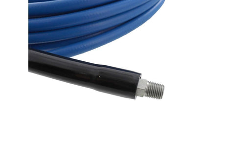 Raptor Blast 1/4" x 50' 3000PSI Blue Non - Marking Carpet Cleaning Solution Hose - CleanCo