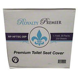 Royalty 1/2 Fold Premium Toilet Seat Covers - CleanCo
