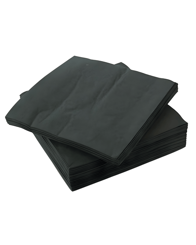 Royalty Black Beverage Napkin, 2 - Ply, 1/4 Fold - RP-BN1000BQ - CleanCo