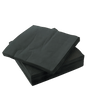 Royalty Black Beverage Napkin, 2 - Ply, 1/4 Fold - RP-BN1000BQ - CleanCo