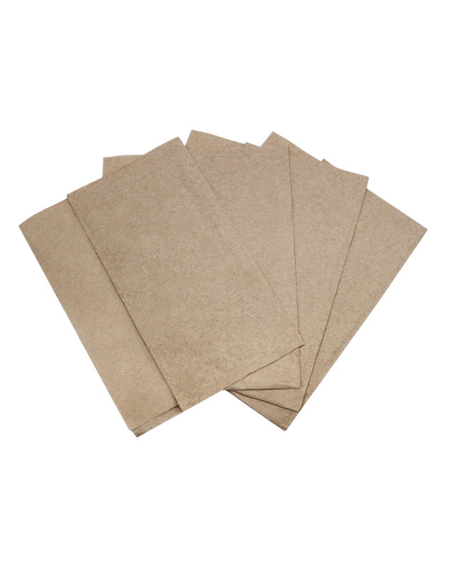 Royalty Earth Kraft Off Fold Napkin, 1 - Ply - RE-OFN24250K - CleanCo