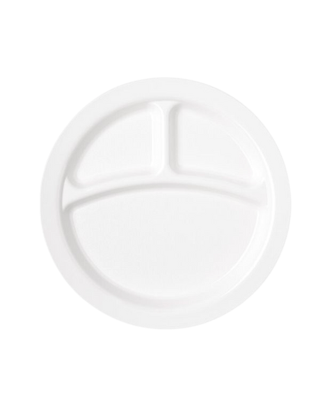 Royalty Eco Premium 9" Bagasse Plates, 3 Compartment - REP-BP903 - CleanCo