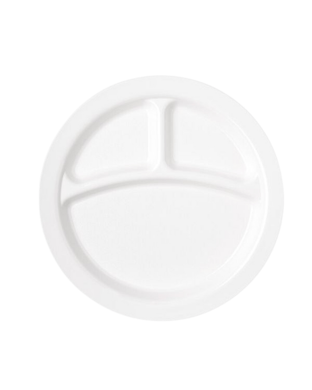 Royalty Eco Premium 9" Bagasse Plates, 3 Compartment - REP-BP903 - CleanCo