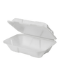 Royalty Eco Premium 9" x 6", 1 Compartment, Bagasse, Hinged Container - REP-BHC963 - CleanCo