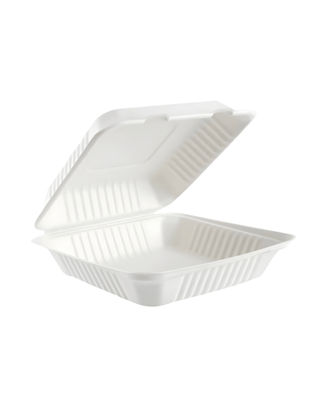 Royalty Eco Premium 9x9, 1 Comp, Hinged Container - REP-BHC991 - CleanCo