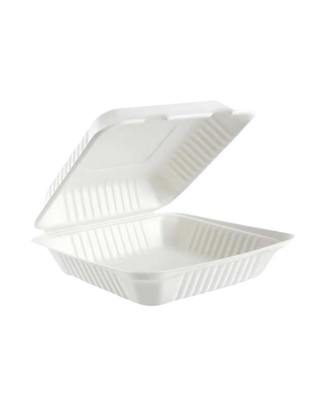 Royalty Eco Premium 9x9, 1 Comp, Hinged Container - REP-BHC991 - CleanCo