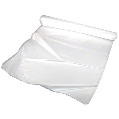 Royalty High Density Trash Can Liner, 40 x 48, 45 Gallon, 12 Mic, 250/Case, Clear - CleanCo
