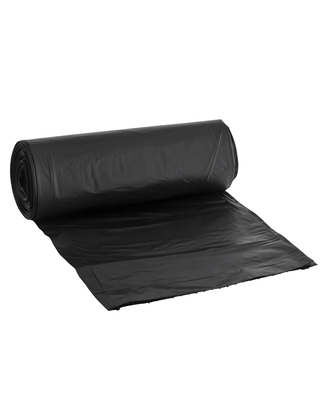Royalty High Density Trash Can Liner 40x48 22mic Black - RP-H404822K - CleanCo
