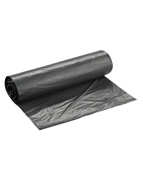 Royalty High Density Trash Can Liner 43x48 22mic Black - RP-H434822K - CleanCo