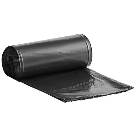 Royalty Low Density Trash Can Liner 12-16 Gallon 24x32 .8mil Black - CleanCo