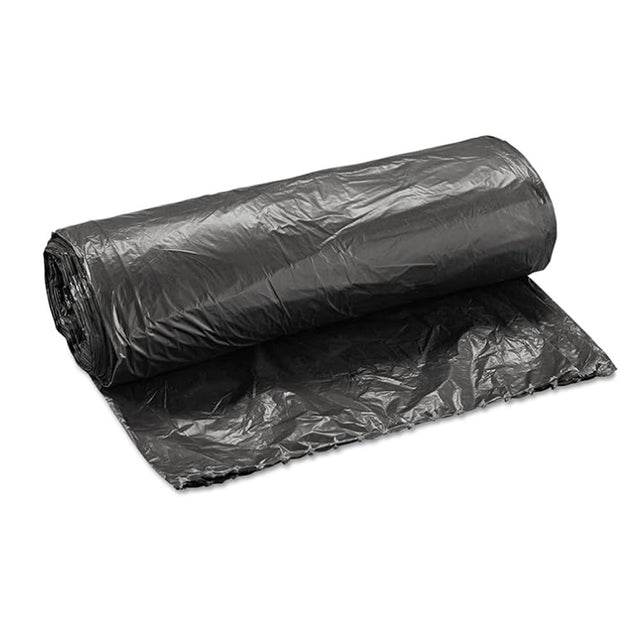 Royalty Low Density Trash Can Liner, 24 x 32, 12 - 16 Gallon, .4 Mil, 500/Case, Black - CleanCo