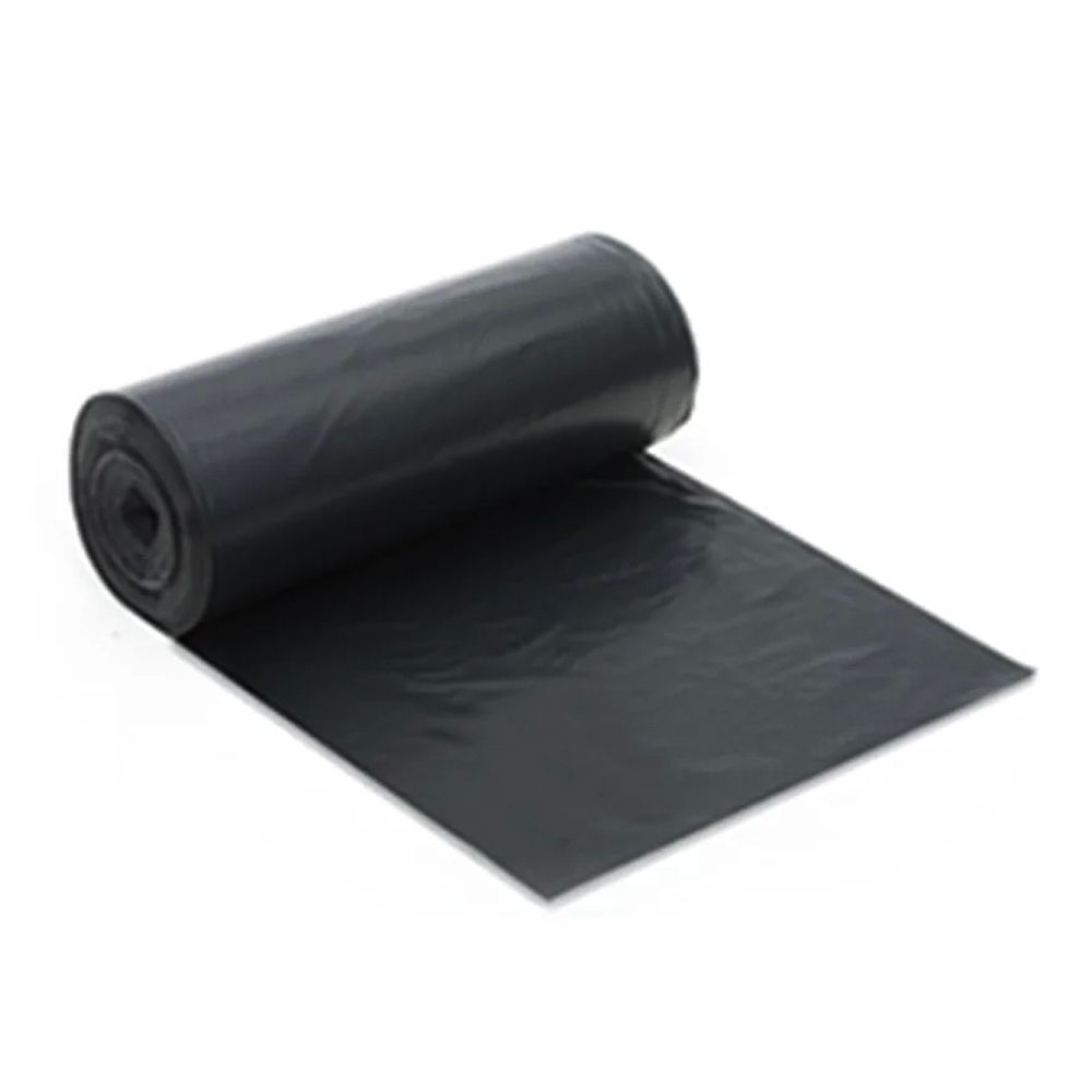 Royalty Low Density Trash Can Liner, 30 x 36, 30 Gallon, .8 Mil, 250/Case, Black - CleanCo