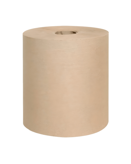 Royalty Recycled Kraft Hard Roll Towel 7.8"x600ft - RE-HWT600K - CleanCo