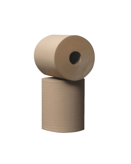 Royalty Recycled Kraft Hard Roll Towel 7.8"x600ft - RE-HWT600K - CleanCo