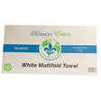 Royalty Recycled White Multifold Towel - CleanCo