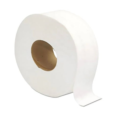 Royalty Virgin 2 - Ply Jr. Jumbo Bath Tissue, 3.3" x 9", 12rolls - CleanCo