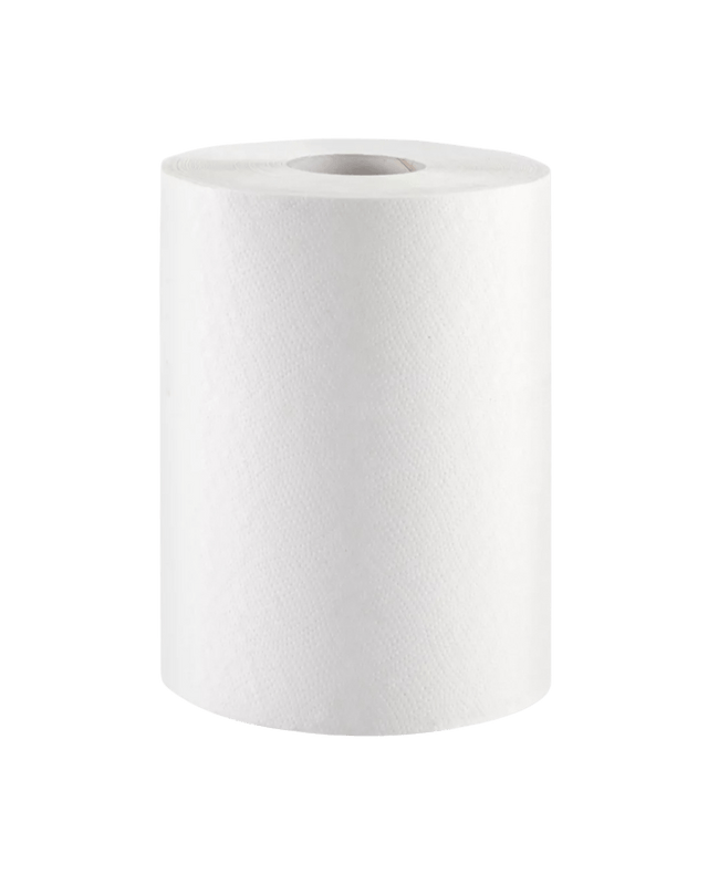 Royalty Virgin White Hard Roll Towel 7.8" x 350ft - RP-HWT350V - CleanCo