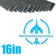 Rubber Professional Squeegees 16" 12 Pack - CleanCo