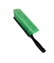 SOFT FLAGGED GREEN POLYESTER FIBER COUNTER BRUSH - CleanCo