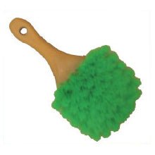 Soft Green Flagged Plastic Vehicle Utility Brush 8″ Handle - CleanCo