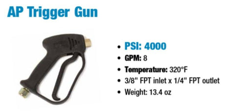 Trigger Gun AP 4000PSI 320Degree 8GPM - CleanCo