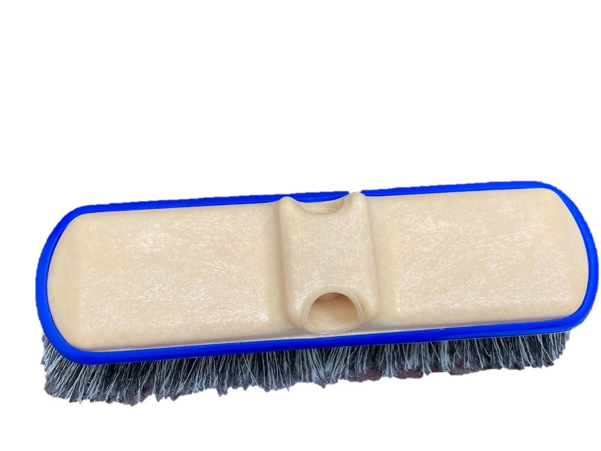 Vehicle Window Wash Brush With Staple-Less Bumpers Black & White - CleanCo