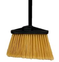 Warehouse Angled Upright Broom With Metal Handle - CleanCo